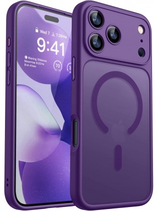 Magnetic Matte Shockproof Phone Case for ip17 pro max – Full Camera Protection-Modena