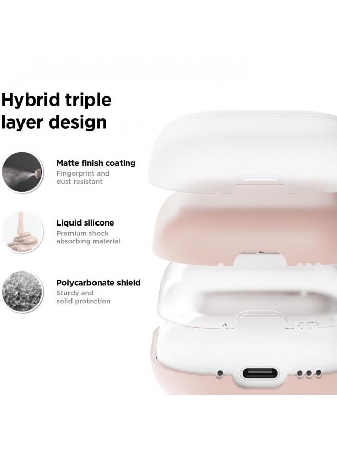 Protective Silicone Case for APods4 - Pink