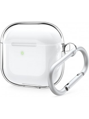 Clear Protective Case with Keychain for APods4 - Transparent