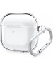 Clear Protective Case with Keychain for APods4 - Transparent