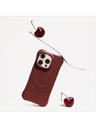 IP16Pro Max Ripple Case -Dark Cherry