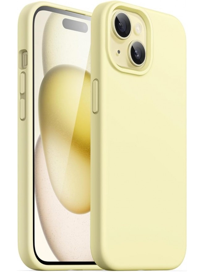 IP15 Plus Soft Touch Full Body Protective Case - Yellow