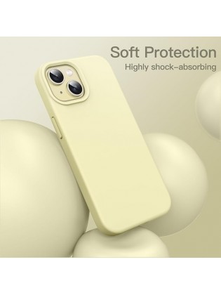 IP15 Plus Soft Touch Full Body Protective Case - Yellow