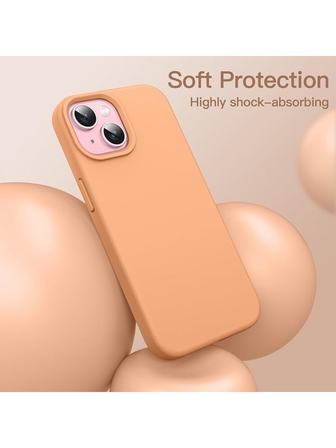 IP15 Plus Soft Touch Full Body Protective Case - Orange