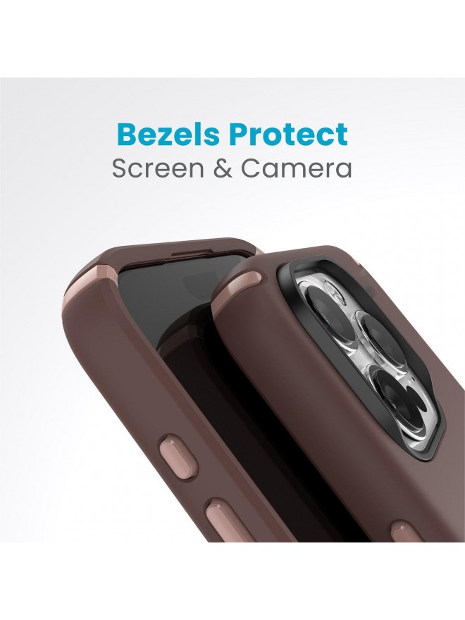 IP16 Pro Liquid Silicone Phone Case - Clay Tan